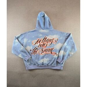 Drake Related Hoodie Mens XL Clouds Blue "Nothing Was The Same" Tour‎ Sweatshirt
